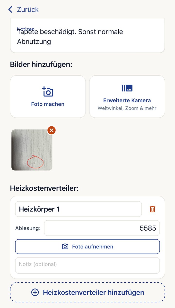 Mangel mit Foto belegen und direkt im Bild markieren